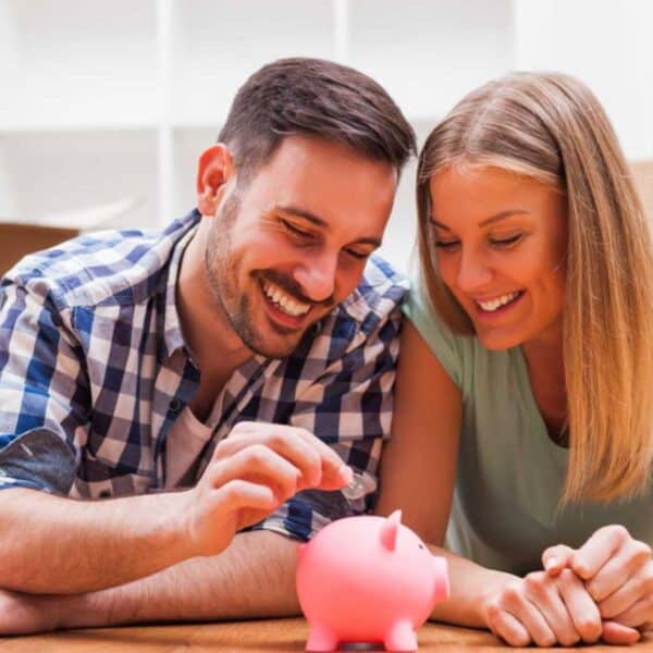 Couples saving money