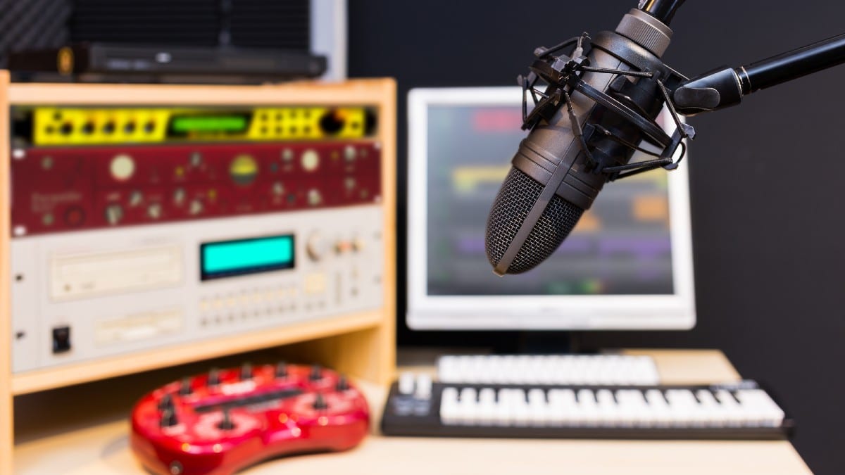 15 Rare Jobs That Value Deep Expertise Condenser microphone in digital recording, broadcasting studio