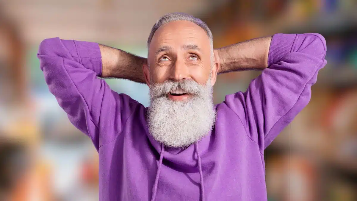 14 Rewarding Side Hustles Retirees Will Actually Enjoy elder man in garage and sweatshirt