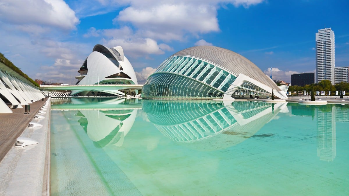 13 Affordable Cities That Ease Financial Stress City-of-Arts-and-Sciences-Valencia-Spain