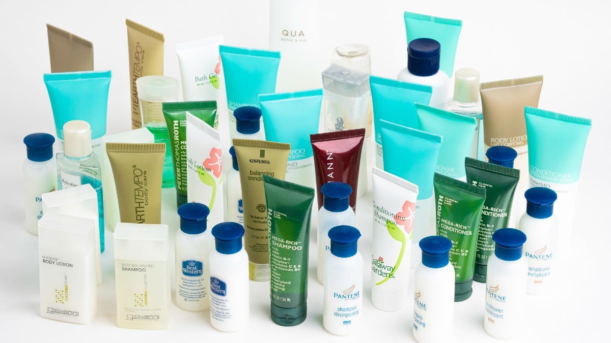 20 Things Minimalists Refuse to Spend Money On Hotel-Complementary-Small-Potion-Bottles2