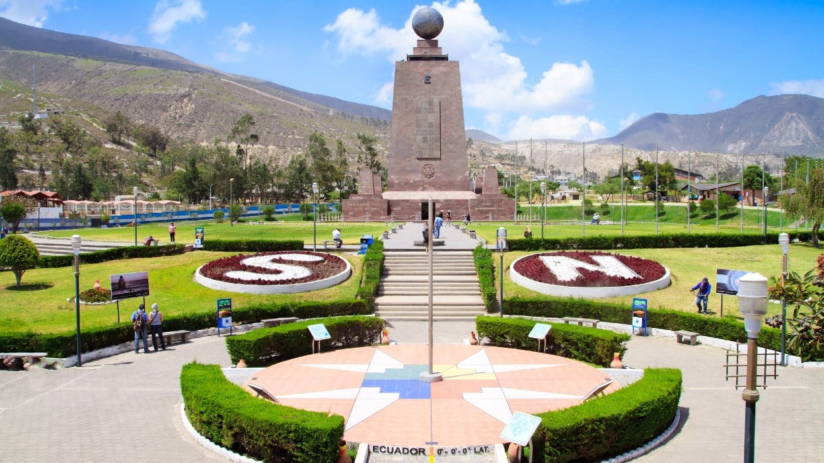 13 Affordable Cities That Ease Financial Stress Monument-Mitad-del-Mundo-near-Quito-in-Ecuador