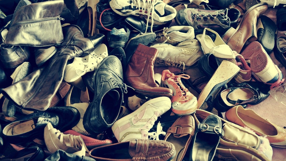 15 Used Bargains That Can Secretly Cost You More Second-hand-shoes-in-a-flea-market-with-a-retro-filter-effect