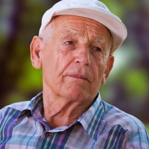 mature man unhappy