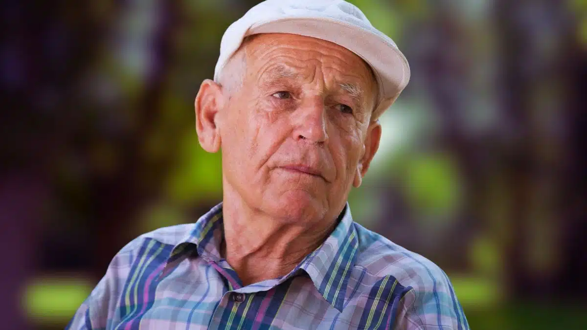 mature man unhappy