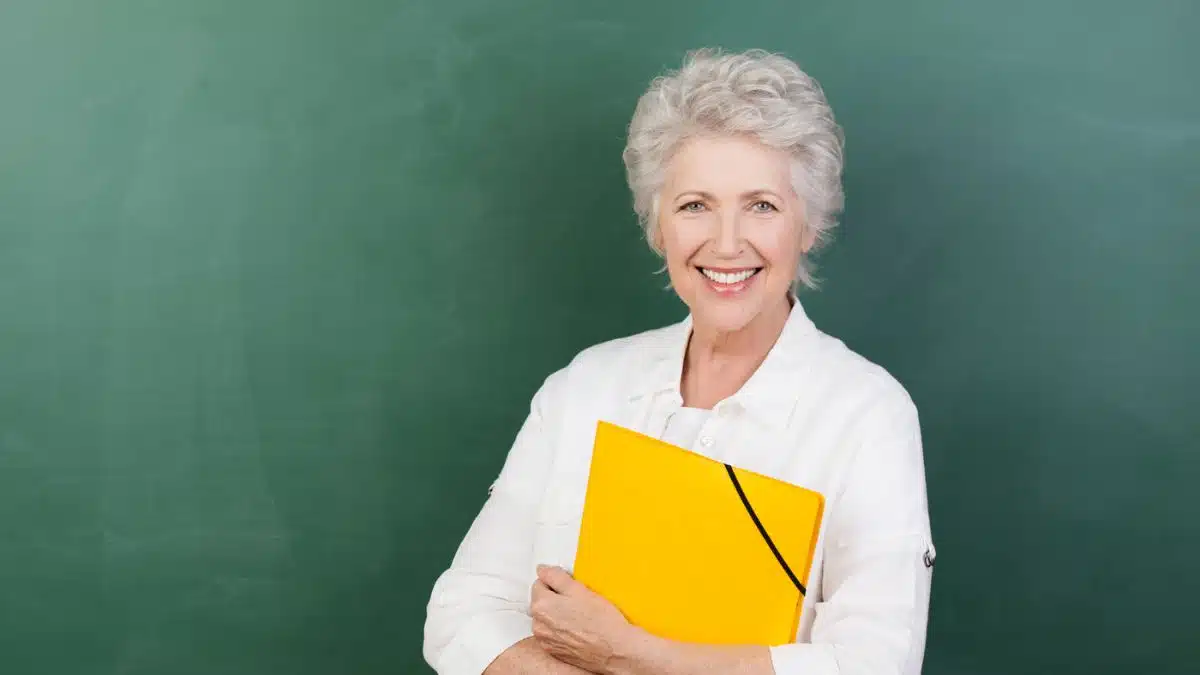 20 Retirement Jobs That Pay Surprisingly Well senior-woman-teacher