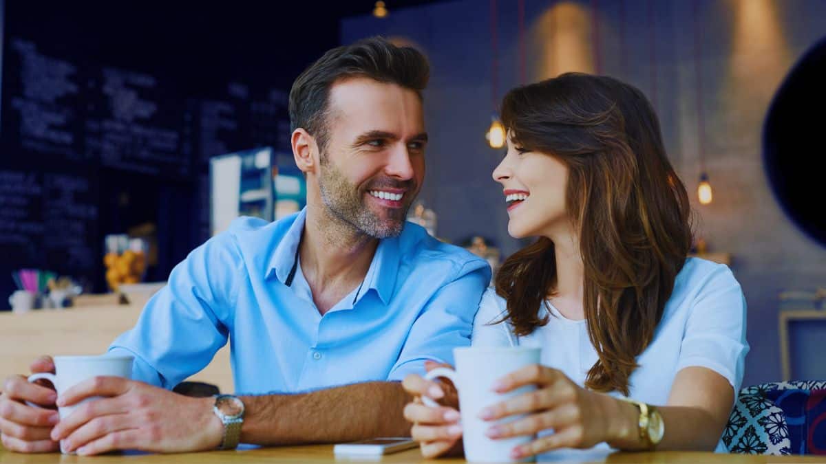 Signs That Can Predict Real Wealth couple having coffee