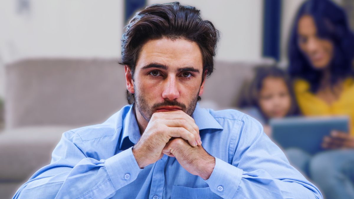 man reviewing documents