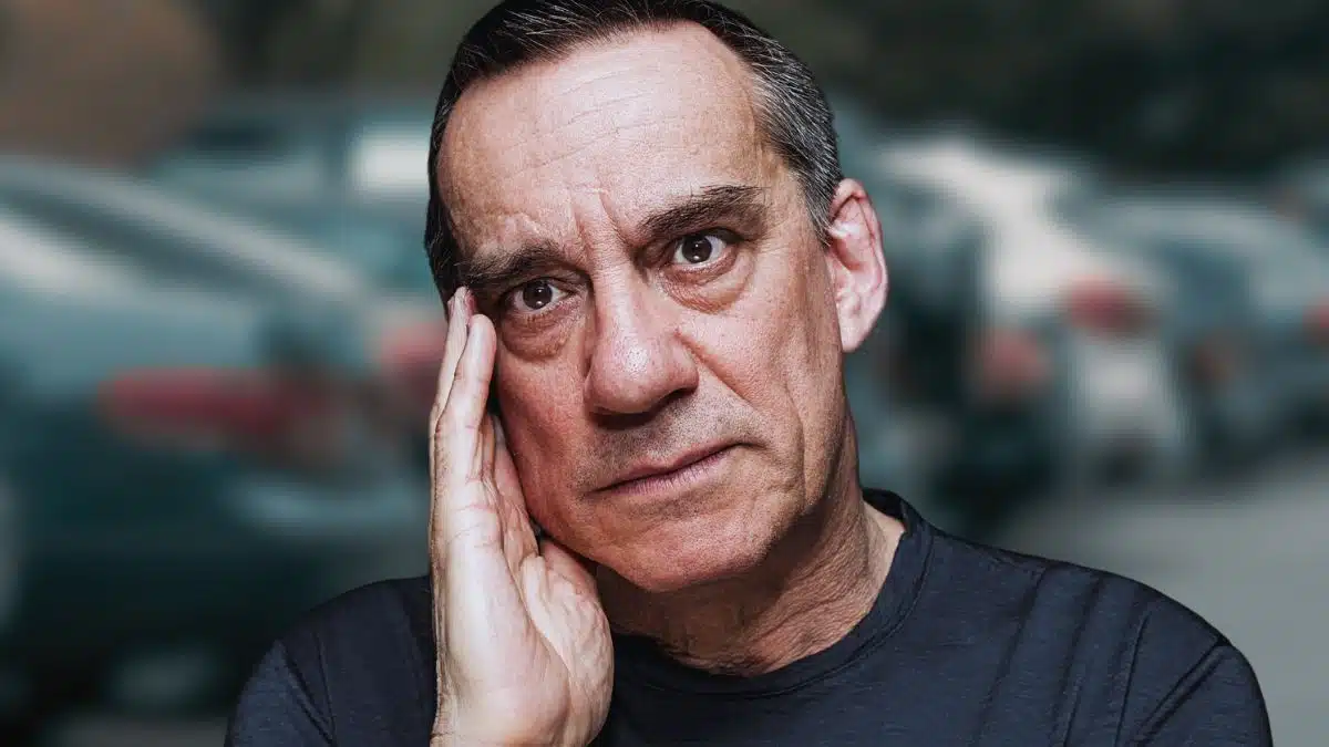 man upset with regret