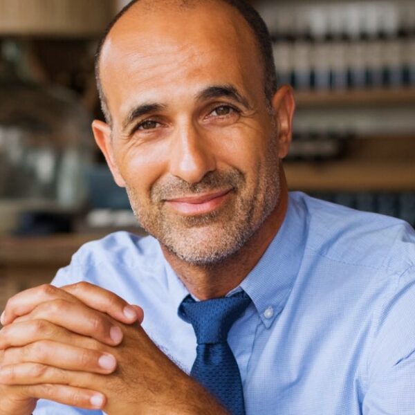 man tie smile business man