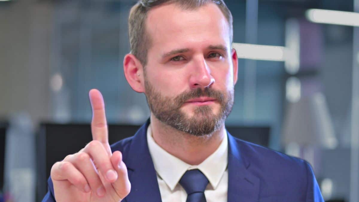 Oversights That Can Sink New Property Hosts business man in office saying no