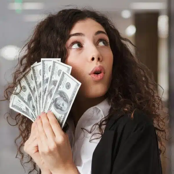 woman holding cash (3)