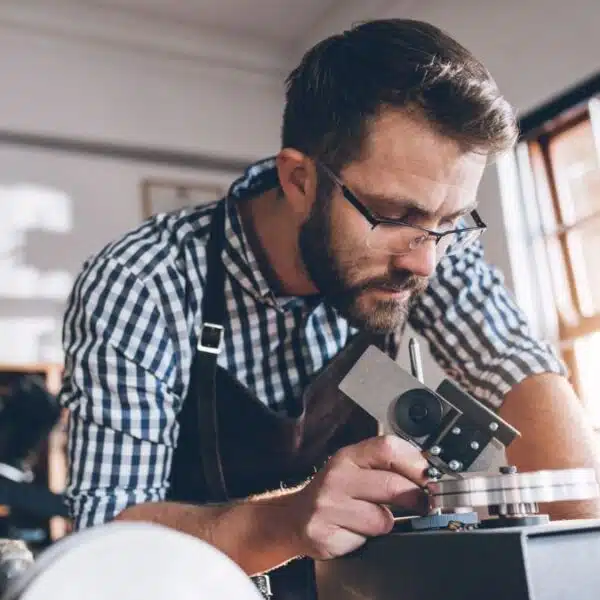 man doing diy work