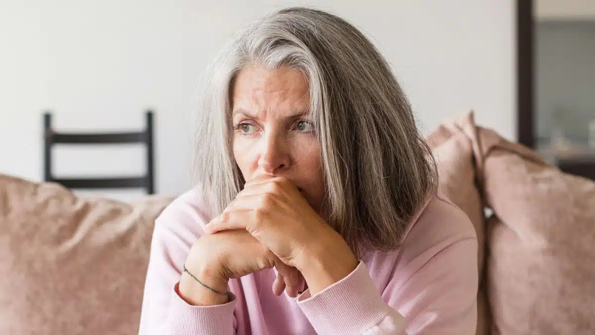 woman stressed