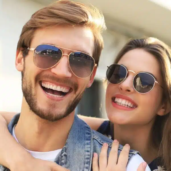 couple wearing sunglasses