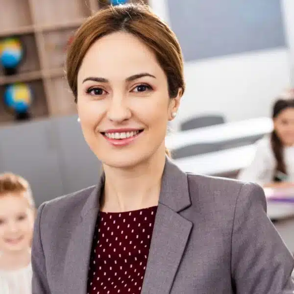 teacher in classroom