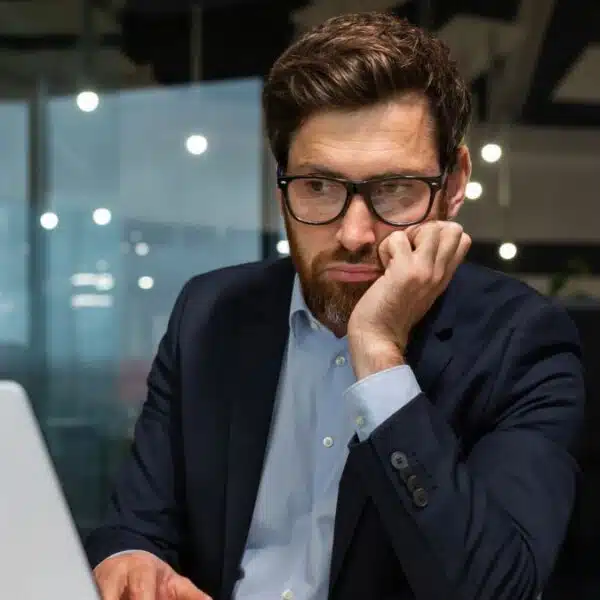 Man feeling stuck in a job he doesn't enjoy