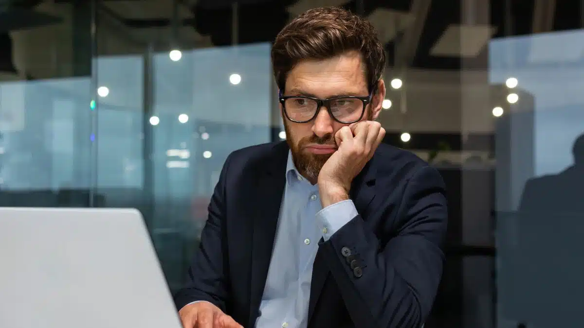 Man feeling stuck in a job he doesn't enjoy