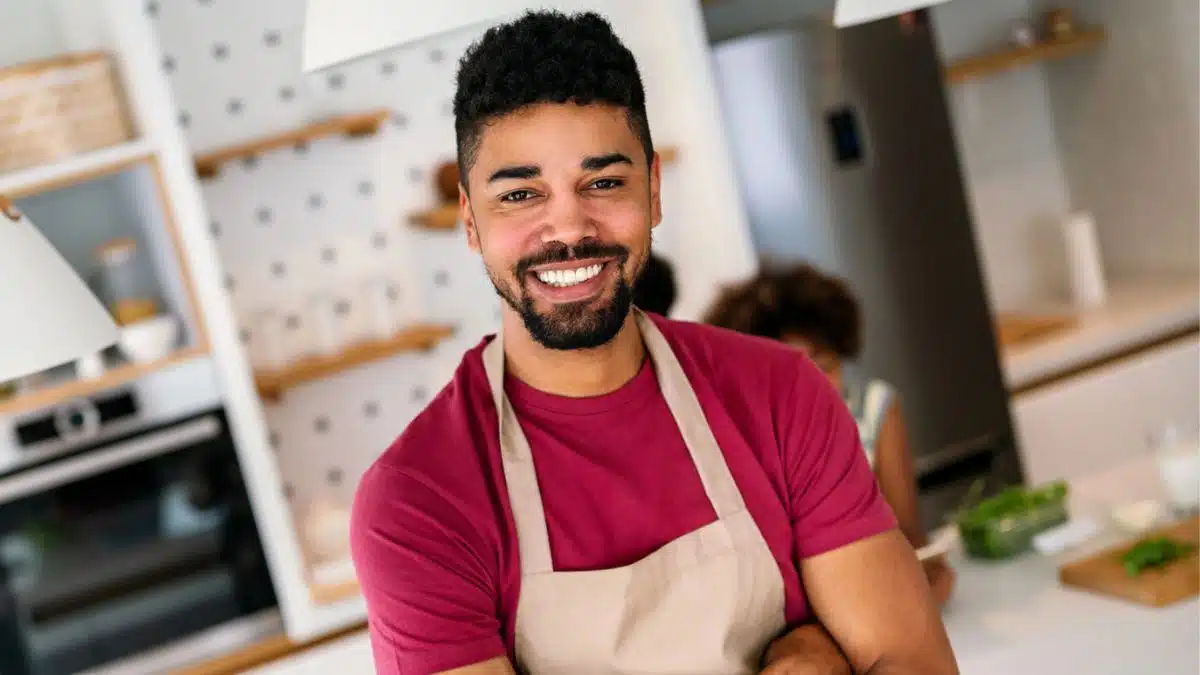 Man focusing on growing his business
