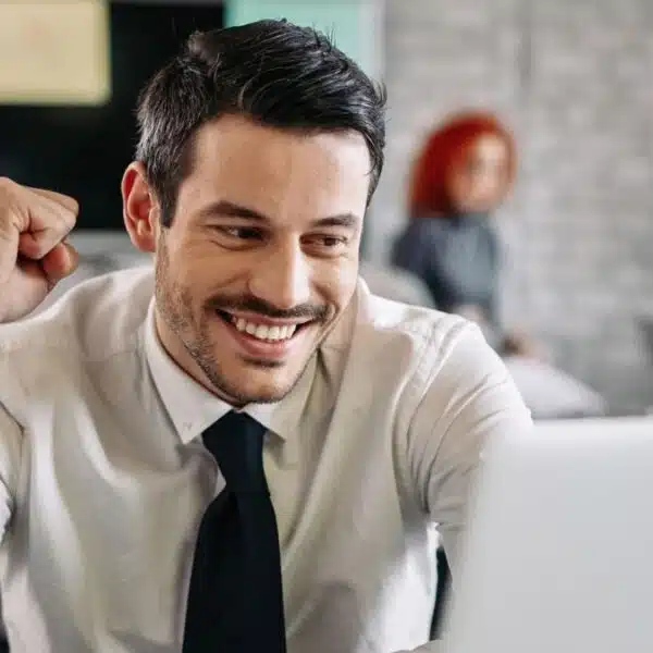 Man growing his net worth