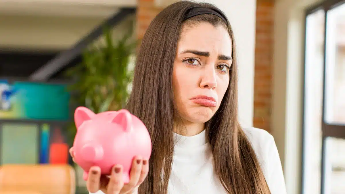 Woman running out of her savings