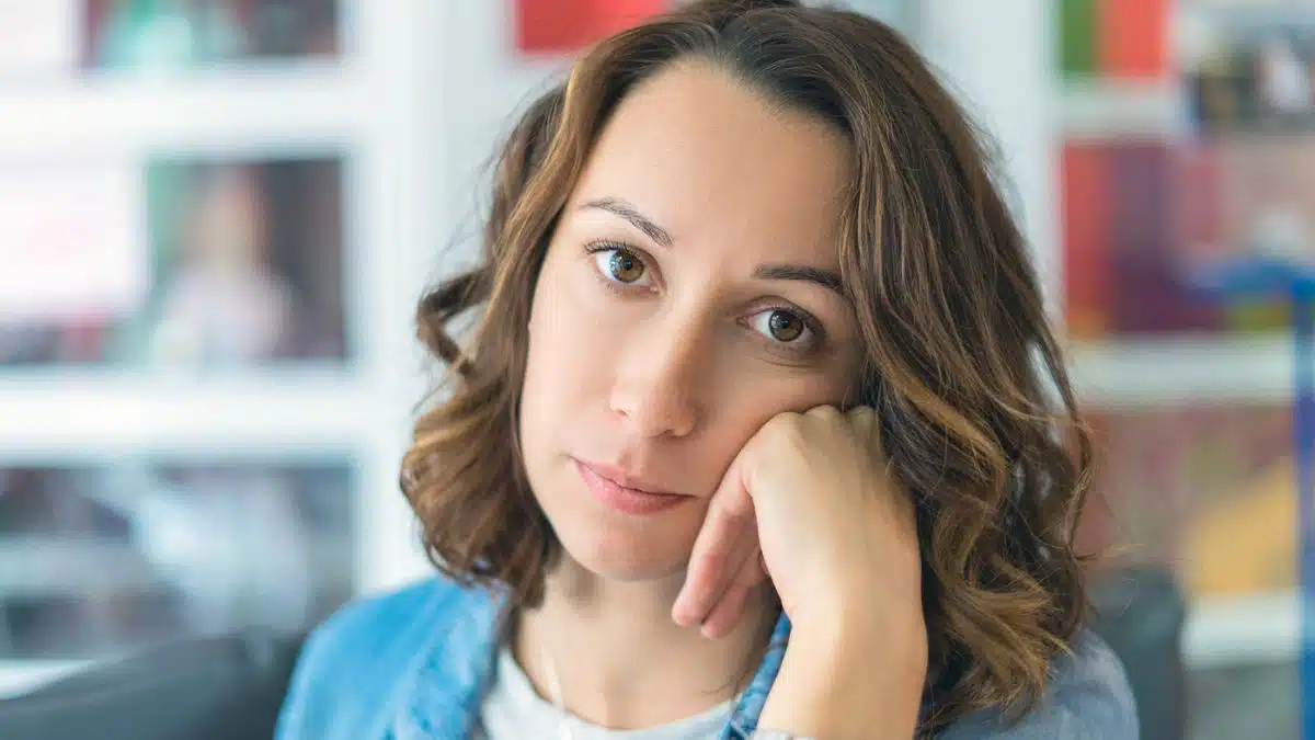 woman unhappy with her money
