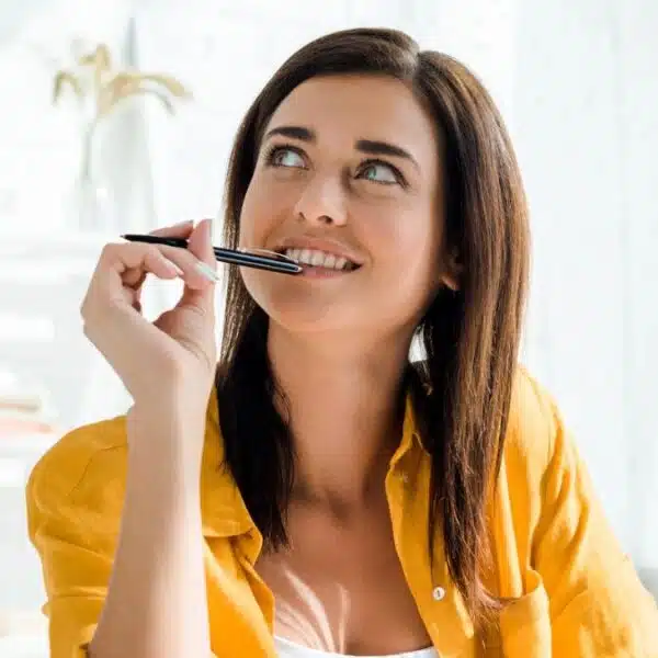 Woman proud of her financial achievements