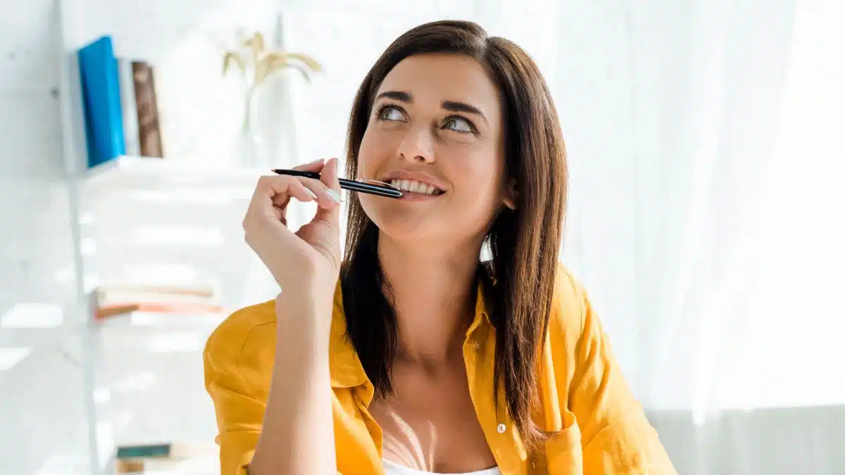 Woman proud of her financial achievements