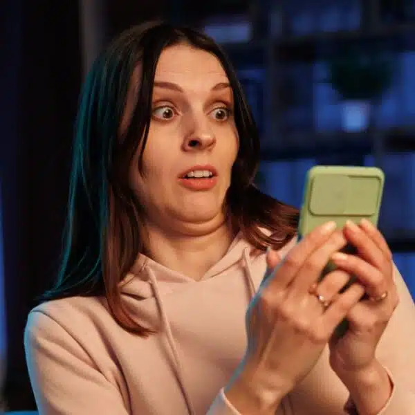 Woman shocked about the final balance