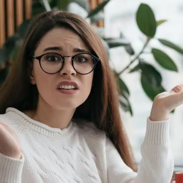 Woman upset over her low bank balance