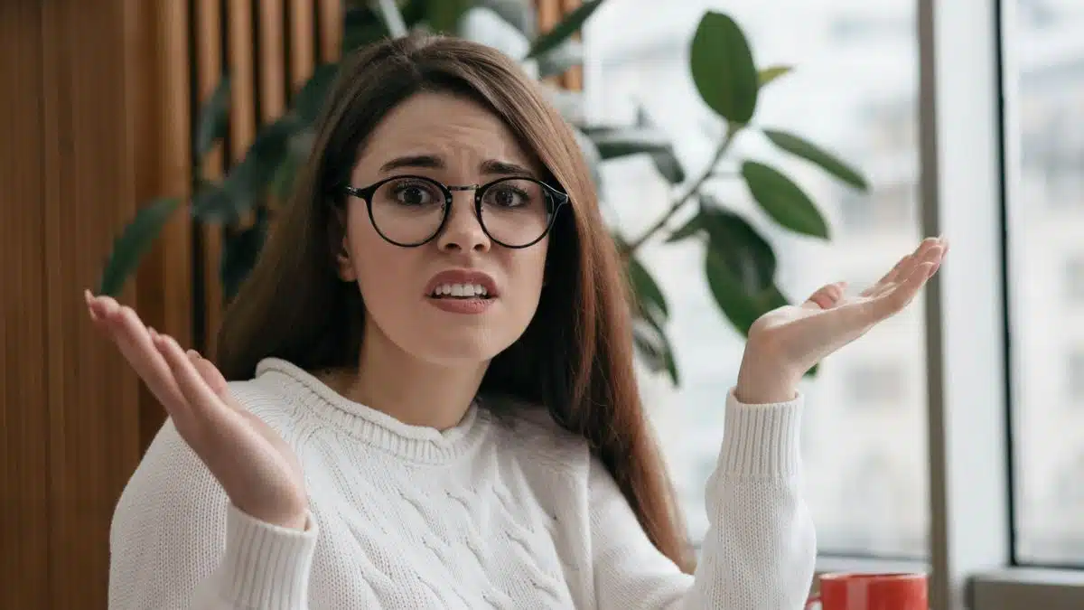Woman upset over her low bank balance