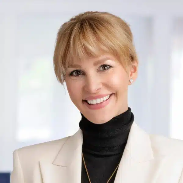 Woman working in her corporate office