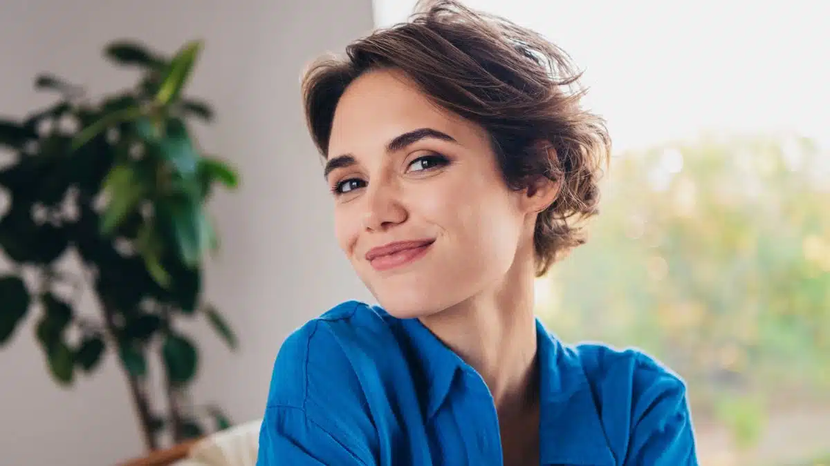 Woman working toward her financial goals