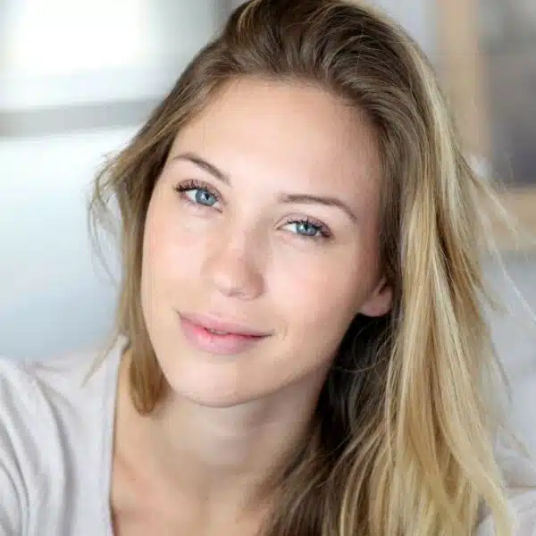 woman sitting at home with coffee