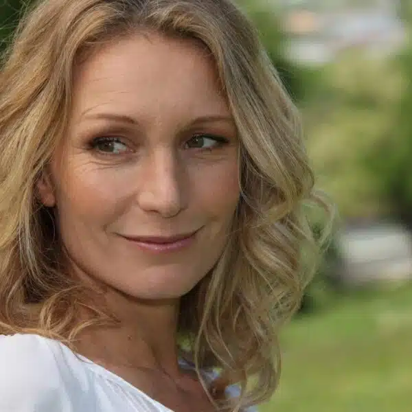 woman smiling outside (2)