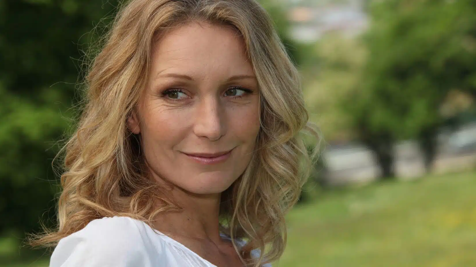 woman smiling outside (2)