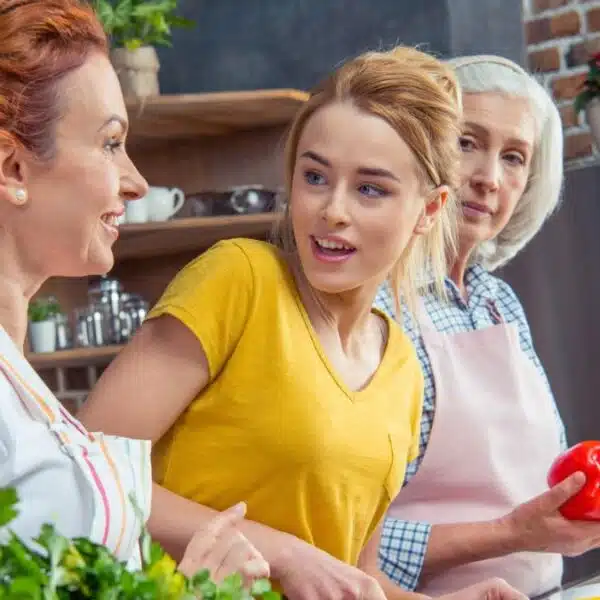women in the kitchen cooking
