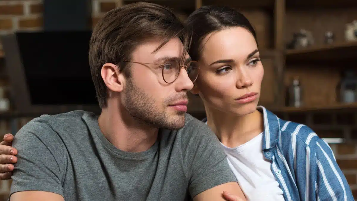 couple thinking together