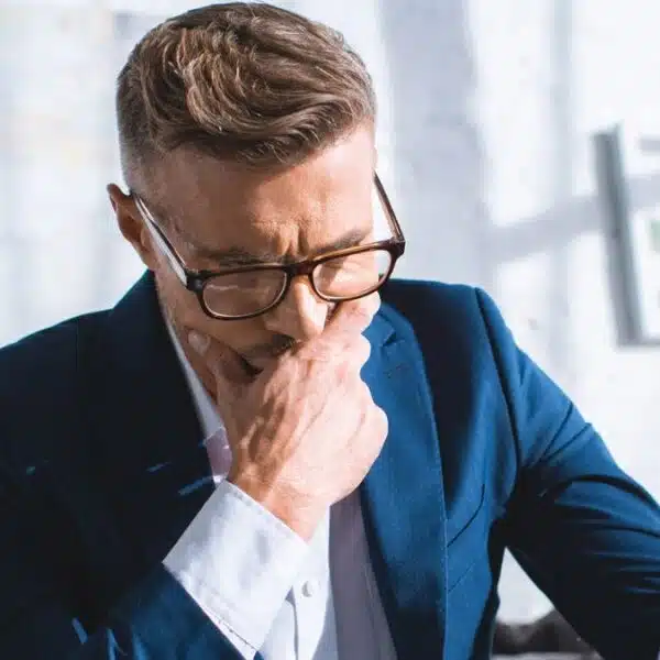 man over his shoulder in a car (1)