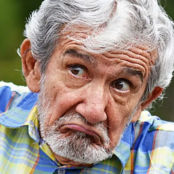 senior man confused on retirement