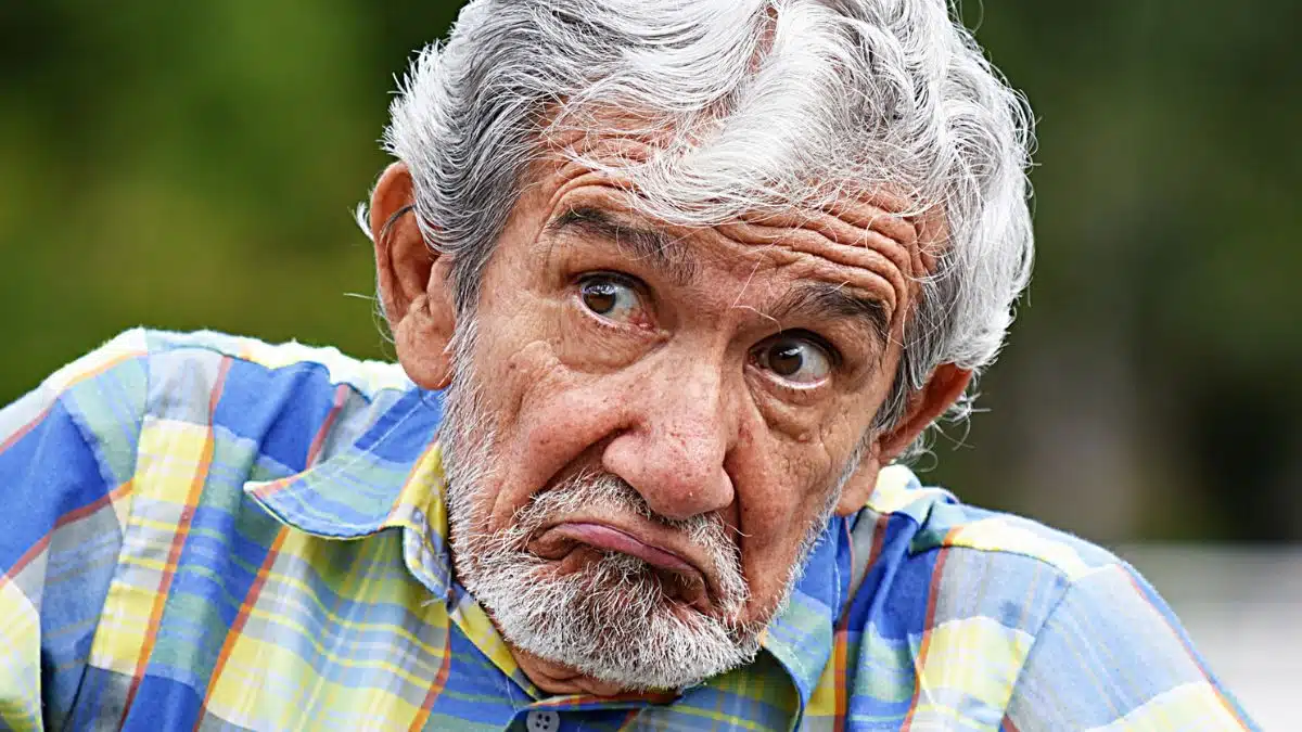 senior man confused on retirement