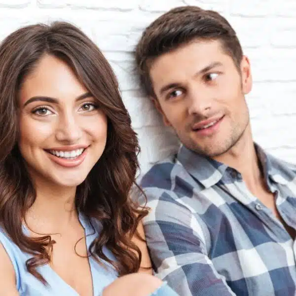 couple in their new house