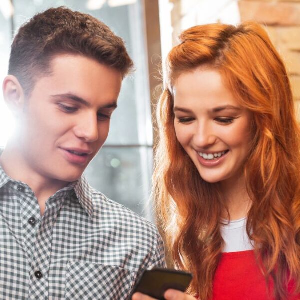 friends looking at the home