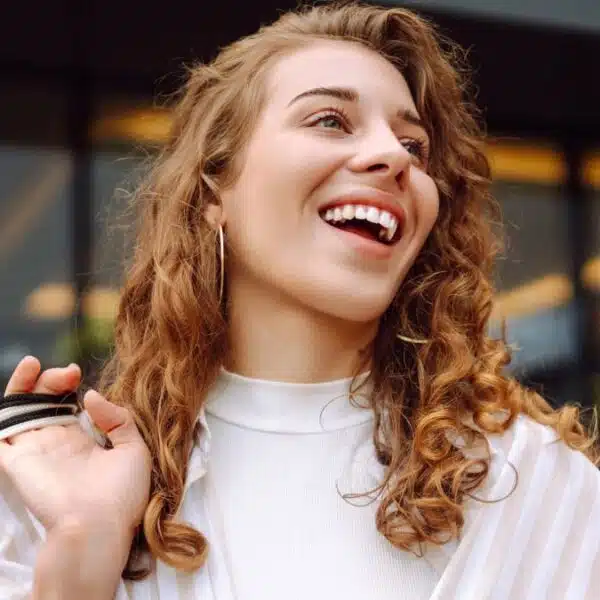 woman with shopping bags