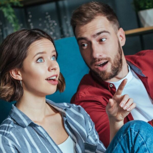 couple shock at their tv