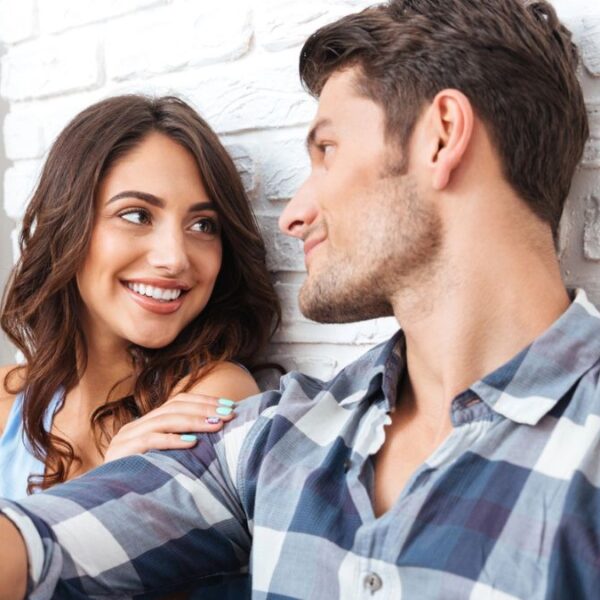 couple talking to one another