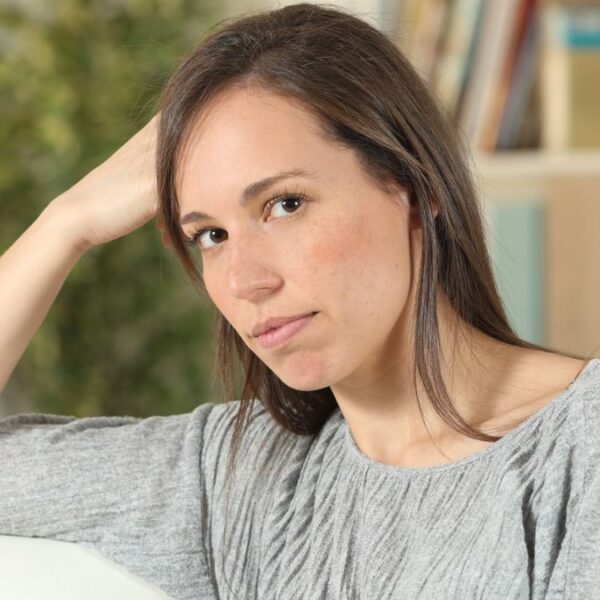 disappointed on couch