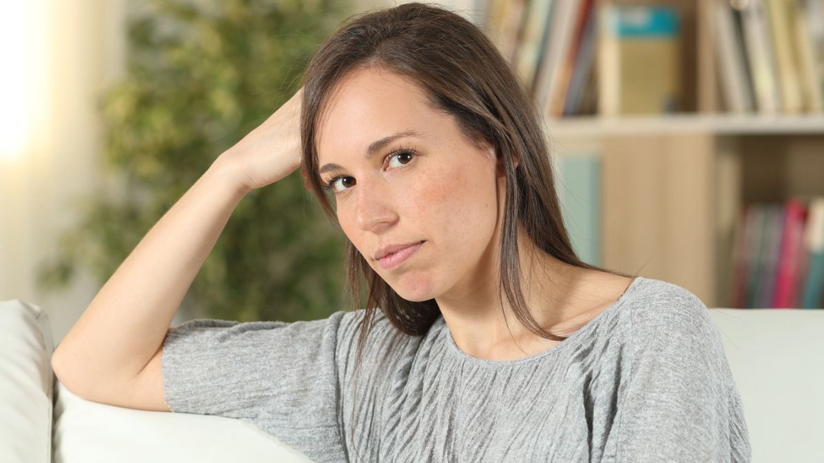 disappointed on couch