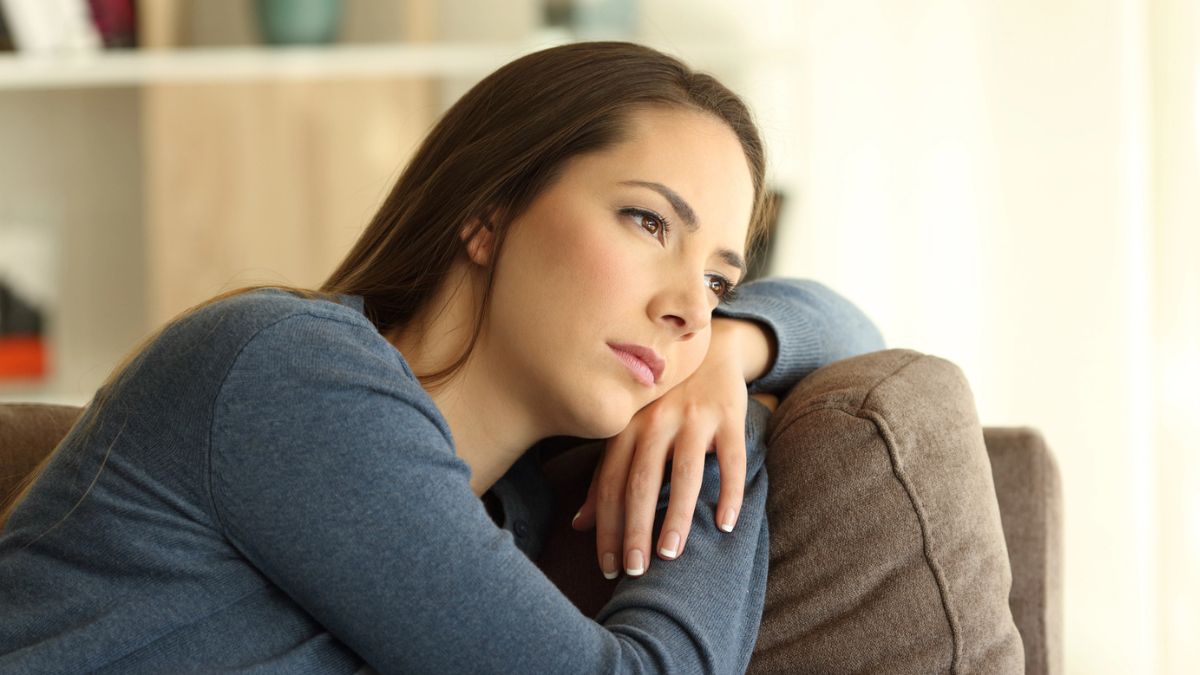 girl not happy sitting down