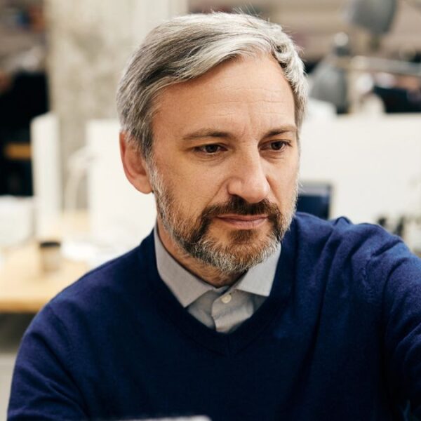 mature man in the office